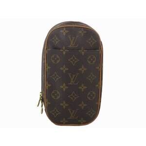 Louis Vuitton Monogram Canvas Pochette Waist Bag Ganju Brown